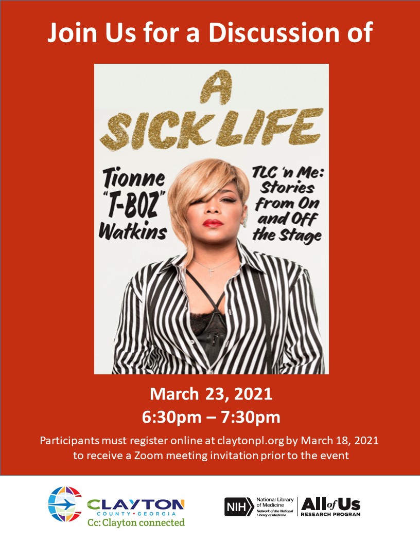 Help Yourself to Health Reading Club A Sick Life by Tionne "TBoz